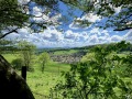 Vue sur le village depuis le bois d'Arguel