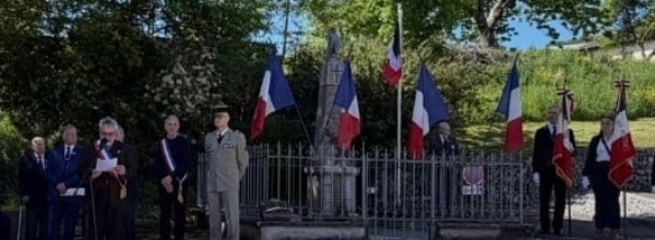 Cérémonie commémorative du 8 mai à Pugey