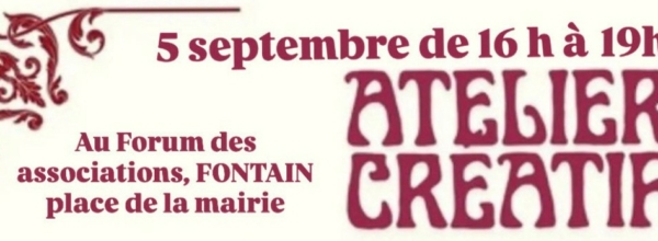 Atelier créatif : fabriquez votre porte-monnaie rétro à Fontain lors du Forum des associations !